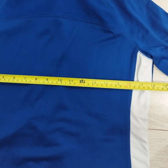 Adidas Track Jacket Women's - Size M - Blue Climalite with Carabins Logo - Picture 7 of 9